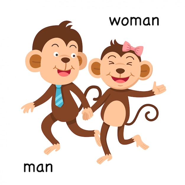 premium-vector-opposite-man-and-woman-illustration