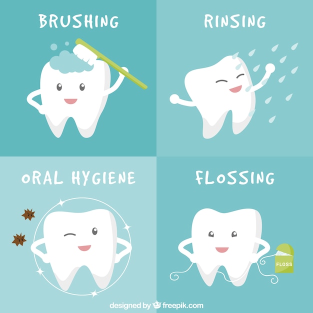 Oral hygiene banners