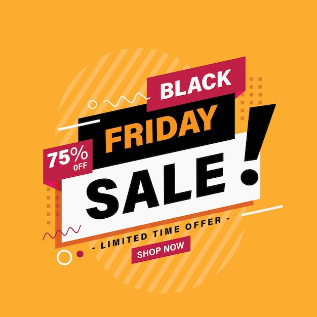 Premium Vector | Orange background black friday