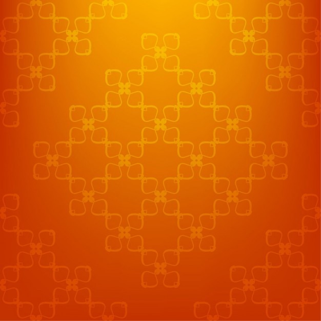 Free Vector Orange  background pattern  design