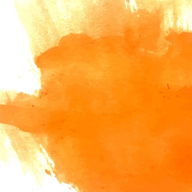 オレンジ背景 水彩テクスチャ 無料のベクター
