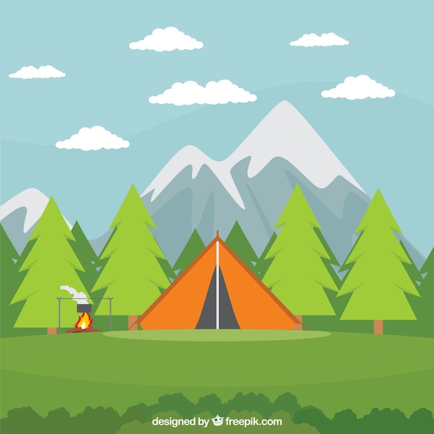 Free Free 182 Camping Tent Svg SVG PNG EPS DXF File