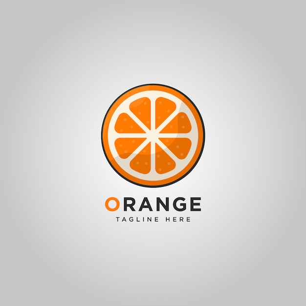 Premium Vector Orange Fruit Logo Template