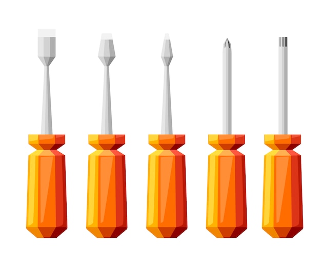 different screwdrivers