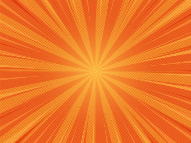  Orange  summer abstract comic cartoon  sunlight background  