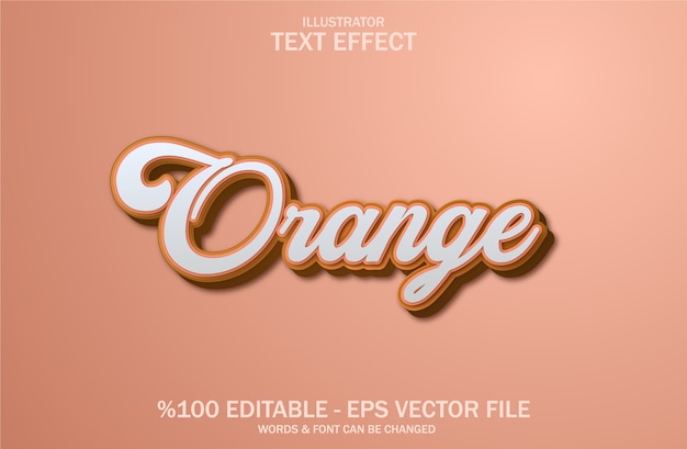 premium-vector-orange-text-effect