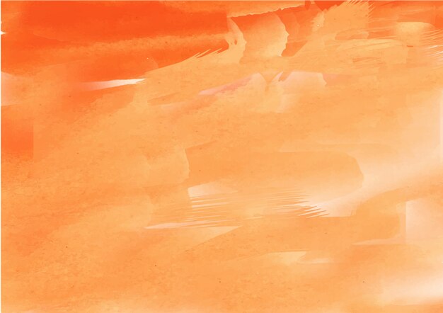 Orange and yellow abstract ink flow watercolor texture background Premium Vector