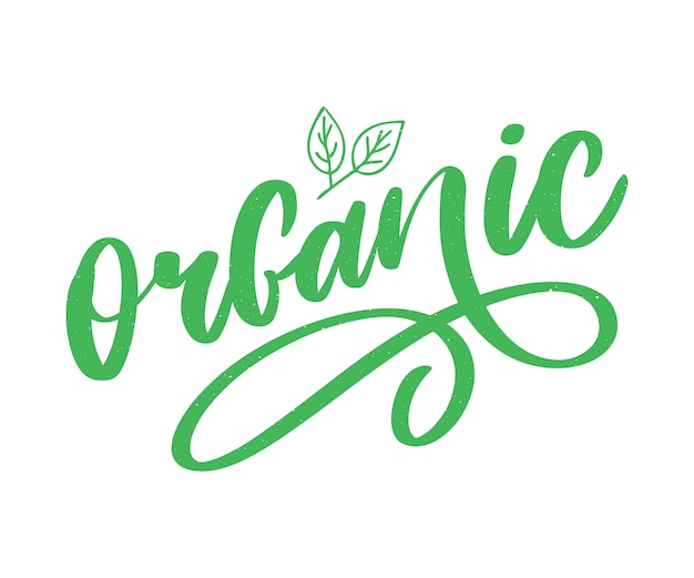 Download Free Organic Brush Lettering Hand Drawn Word Organic With Green Leaves Use our free logo maker to create a logo and build your brand. Put your logo on business cards, promotional products, or your website for brand visibility.
