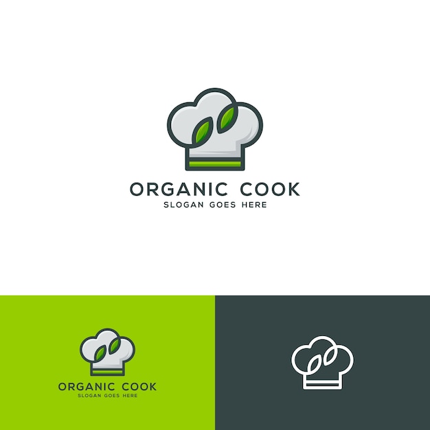 Download Free Organic Cook Logo Premium Vector Use our free logo maker to create a logo and build your brand. Put your logo on business cards, promotional products, or your website for brand visibility.