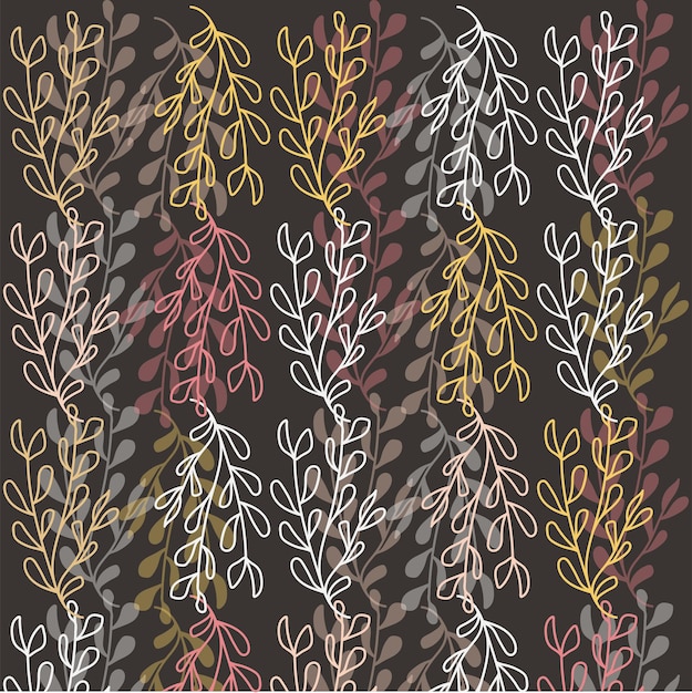 Premium Vector | Organic flat flower patterns