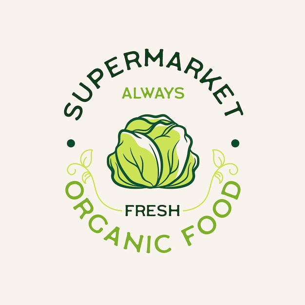 Download Free Download Free Organic Food Supermarket Logo Vector Freepik Use our free logo maker to create a logo and build your brand. Put your logo on business cards, promotional products, or your website for brand visibility.
