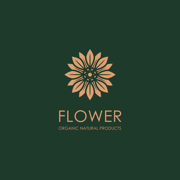 Download Free Organic Gold Flower Logo Template Premium Vector Use our free logo maker to create a logo and build your brand. Put your logo on business cards, promotional products, or your website for brand visibility.