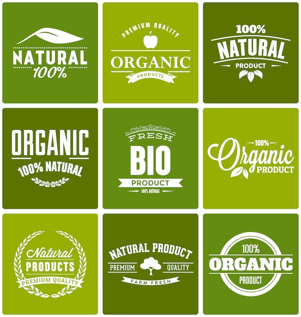 Download Free Organic Products Logo Templates Free Vector Use our free logo maker to create a logo and build your brand. Put your logo on business cards, promotional products, or your website for brand visibility.