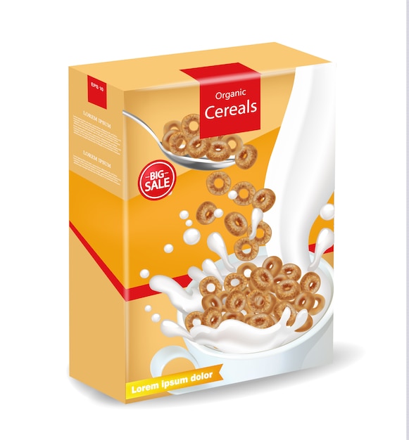 Download Premium Vector Organic Rye Cereals Package Mockup
