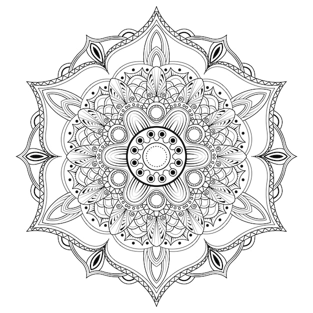 Oriental mandala Vector | Premium Download