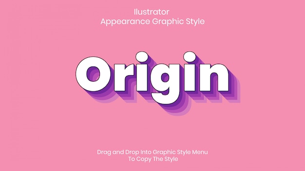 Download Free Origin Text Style Effect Premium Vector Use our free logo maker to create a logo and build your brand. Put your logo on business cards, promotional products, or your website for brand visibility.