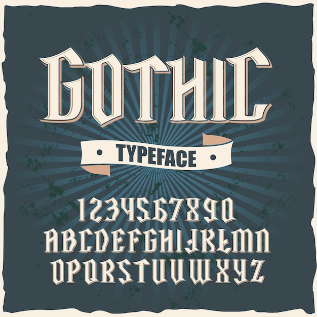 century gothic typeface meaning
