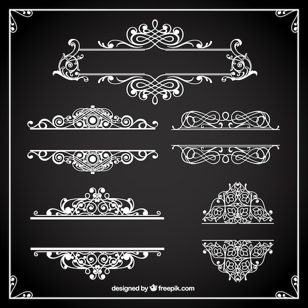free-vector-ornamental-borders-collection