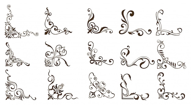 Download Premium Vector | Ornamental borders