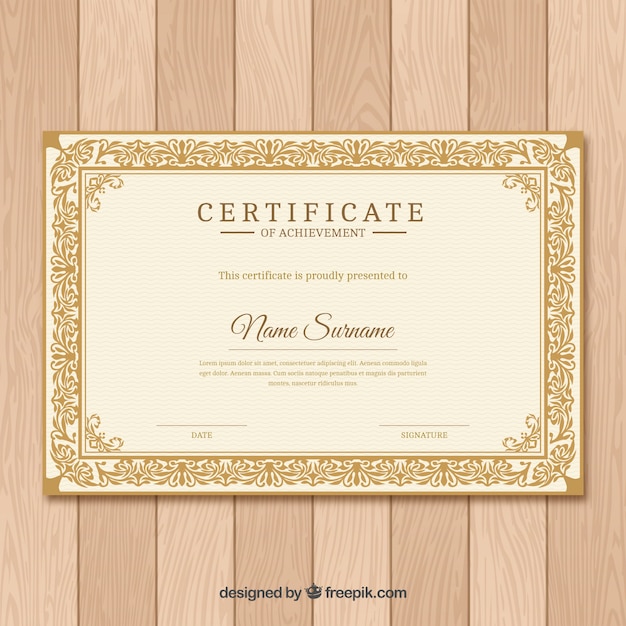 Download Ornamental certificate border Vector | Free Download