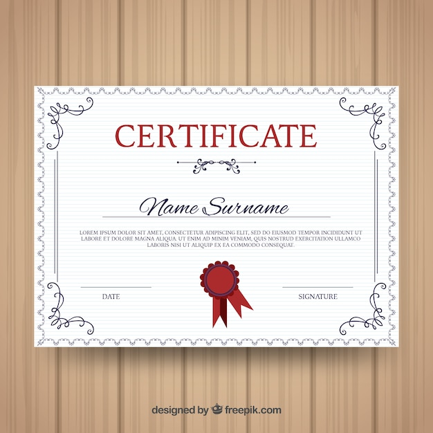 Download Ornamental certificate border | Free Vector