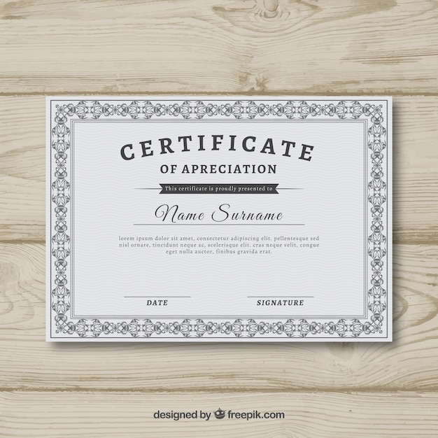 Download Ornamental certificate border Vector | Free Download