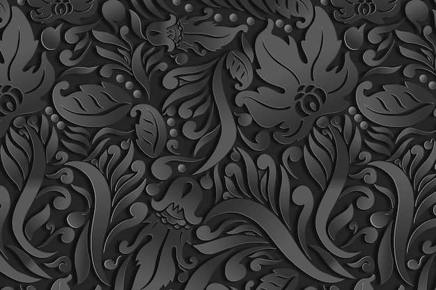 Free Vector | Ornamental floral abstract background