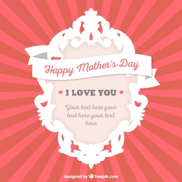 Download Ornamental frame for mothers day Vector | Free Download