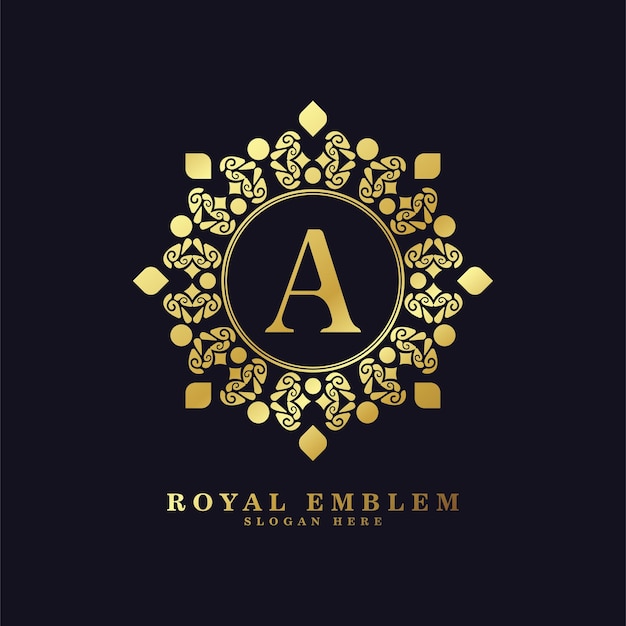 Premium Vector | Ornamental luxury letter a logo