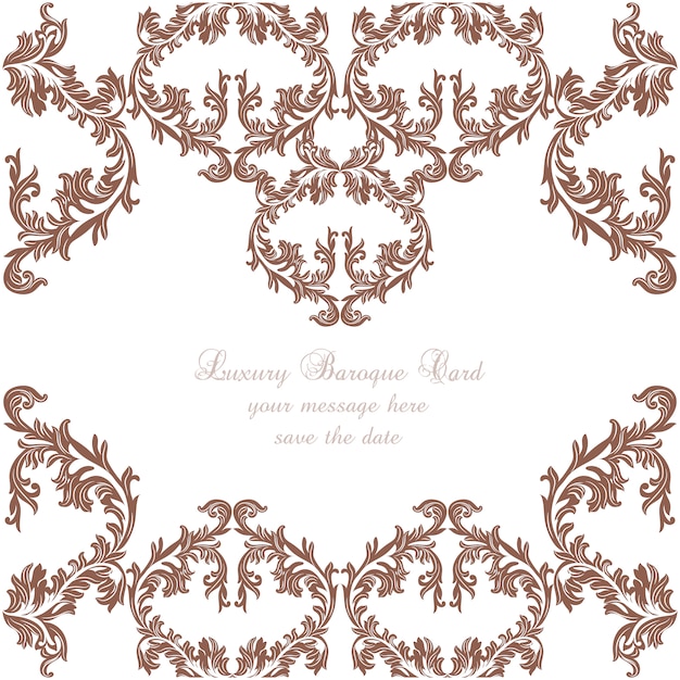 Download Ornamental template design Vector | Free Download