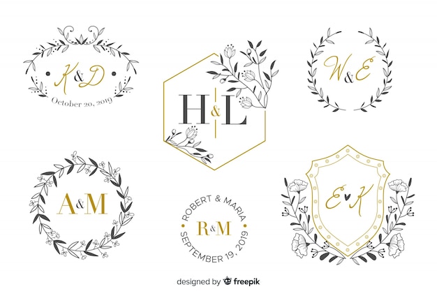 Free Free 261 Wedding Monogram Svg Free SVG PNG EPS DXF File