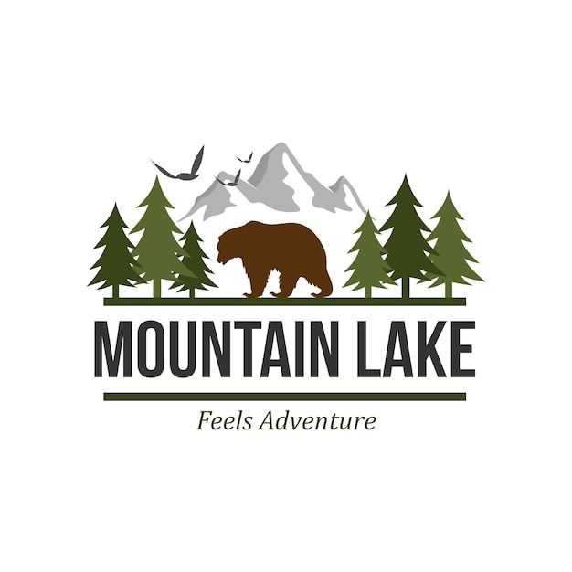 Download Free Outdoor And Adventure Logo Design Template Bear On The Jungle Illustration Premium Vector Use our free logo maker to create a logo and build your brand. Put your logo on business cards, promotional products, or your website for brand visibility.