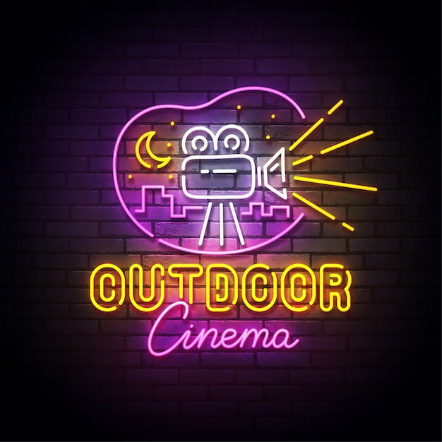 neon drive in vector neon drive in vector