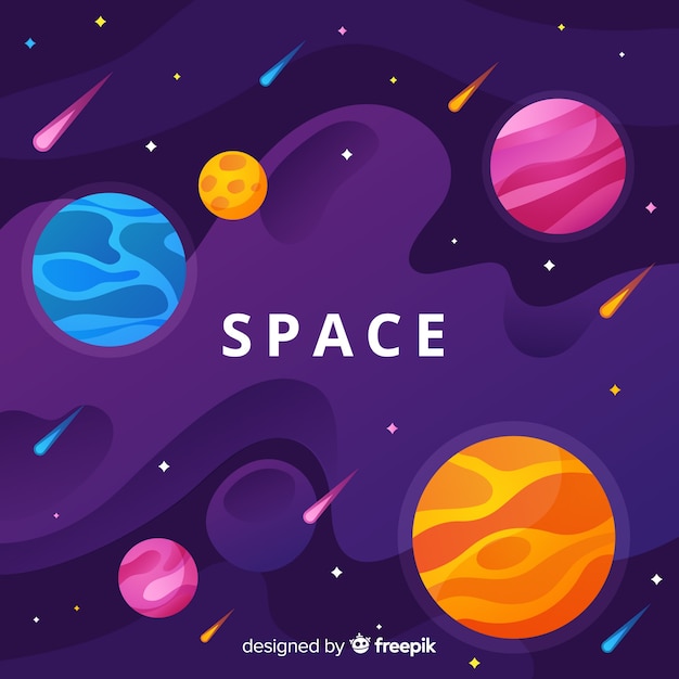 Download Outer space cover | Free Vector