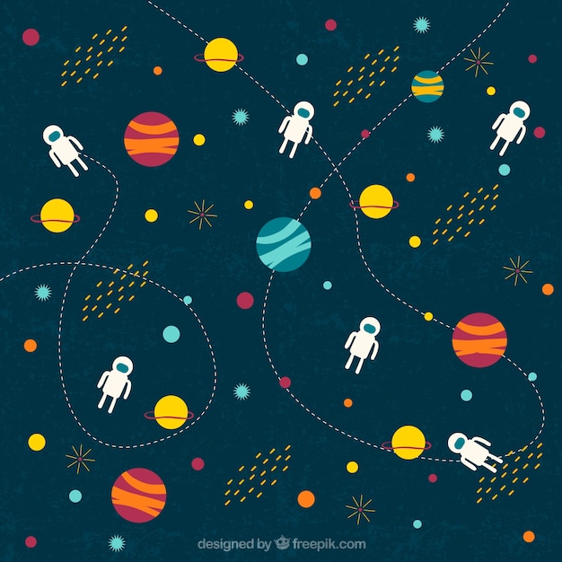 Outer space illustration