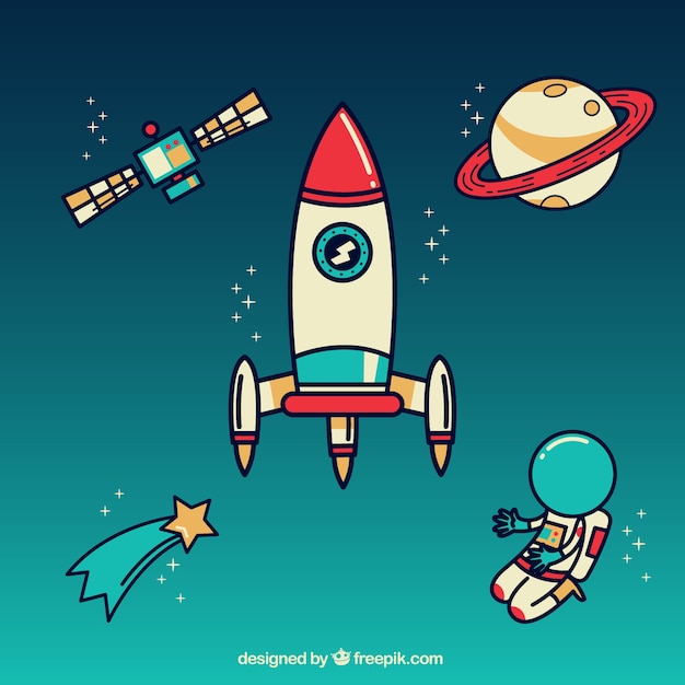 Outer space Vector | Free Download