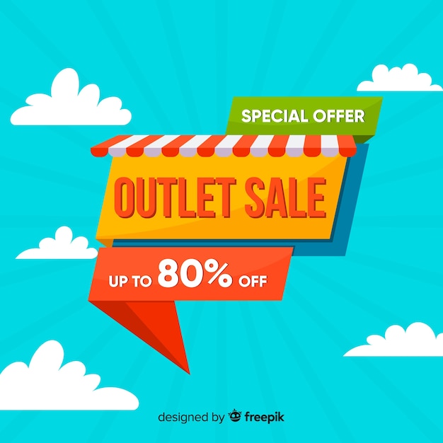 Free Vector | Outlet background