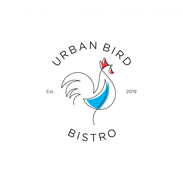 Download Free Outline Rooster Logo Design Premium Premium Vector Use our free logo maker to create a logo and build your brand. Put your logo on business cards, promotional products, or your website for brand visibility.