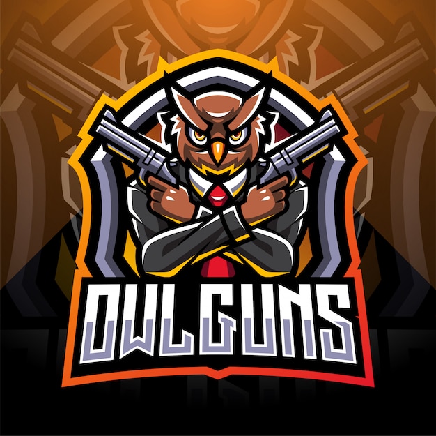 Download Free Owl Gunners Esport Mascot Logo Premium Vector Use our free logo maker to create a logo and build your brand. Put your logo on business cards, promotional products, or your website for brand visibility.