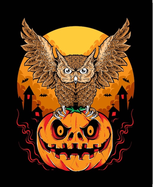 Download Owl halloween vector | Premium Vector