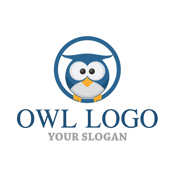 Premium Vector | Owl mascot logo