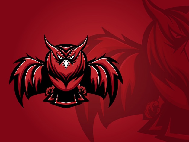 Premium Vector | Owl sport logo team