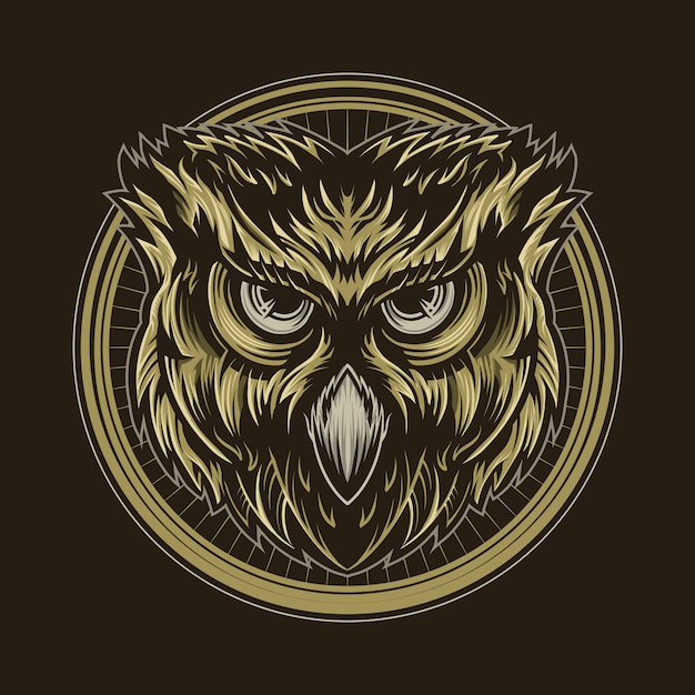 Download Free Owl Vector Illustration Design Isolated On Dark Premium Vector Use our free logo maker to create a logo and build your brand. Put your logo on business cards, promotional products, or your website for brand visibility.