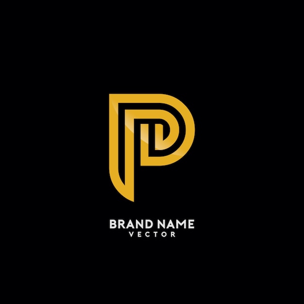 Download Free P Letter Gold Monogram Logo Design Premium Vector Use our free logo maker to create a logo and build your brand. Put your logo on business cards, promotional products, or your website for brand visibility.