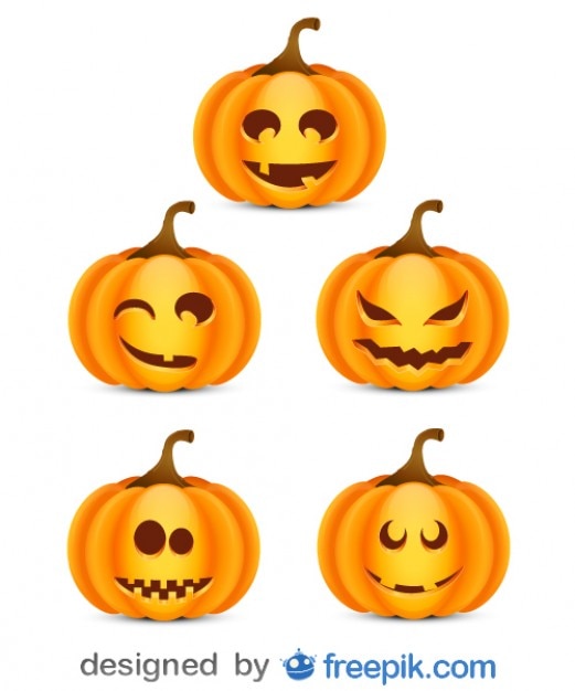 Pack About Halloween of Small Scare Pumpkins
2