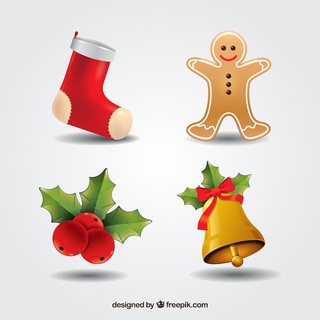 Christmas decoration elements