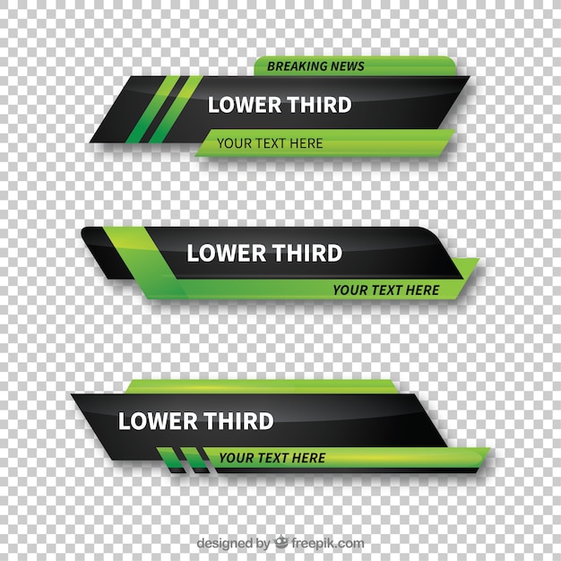 lower third photoshop template free download