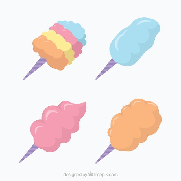 Pack of delicious cotton candy