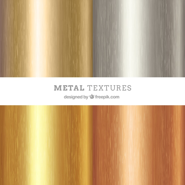 Pack of metallic texture