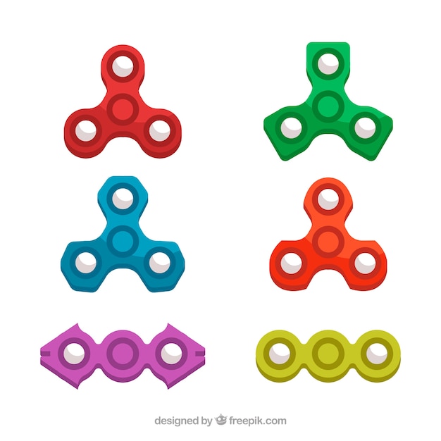 Pack of spinners